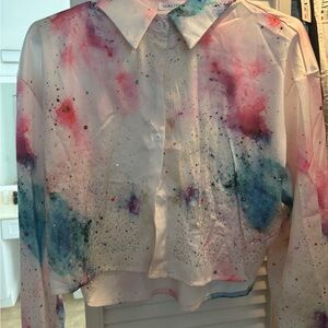 Blouse with printing